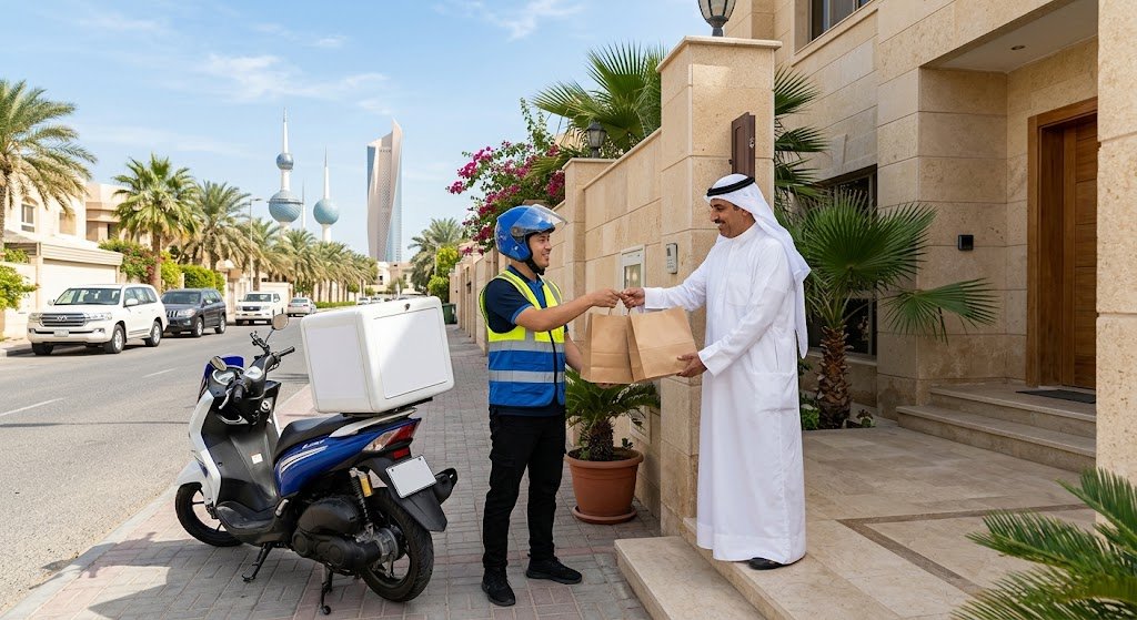 أسرع وأضمن خدمة من أفضل مندوب توصيل طلبات مبارك الكبير بالكويت لجميع الأغراض والطرود