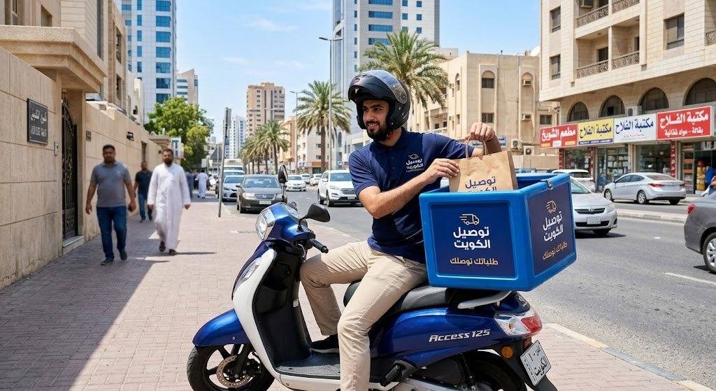 مندوب توصيل طلبات الكويت